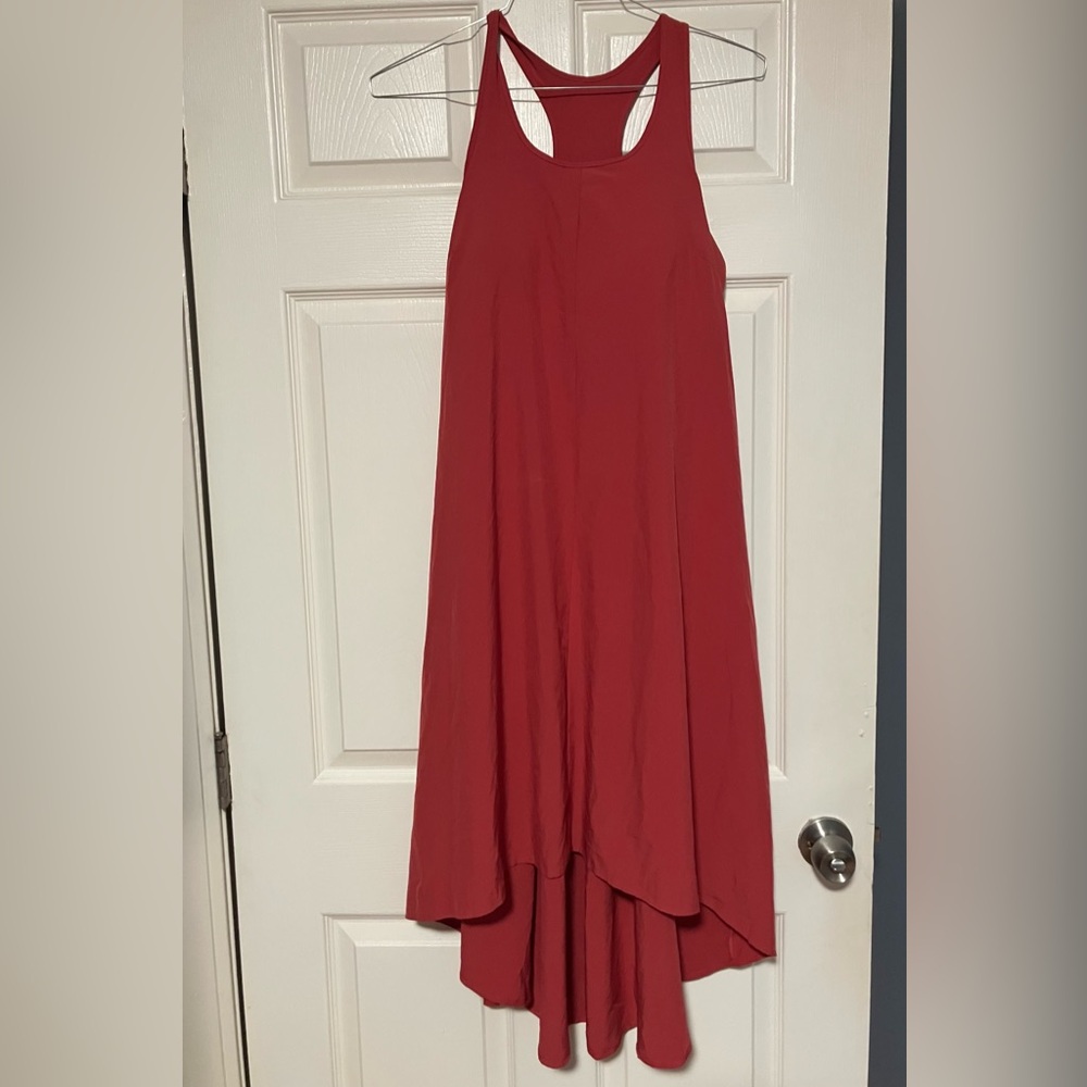Rust Red Racerback Active Dress